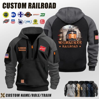 Milwaukee Railroad_Halfzip Hoodie