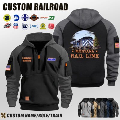 Montana Rail Link (MRL)_Halfzip Hoodie