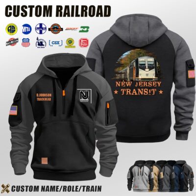 New Jersey Transit (NJT)_Halfzip Hoodie