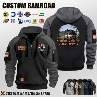 Northern Pacific Railway_Halfzip Hoodie
