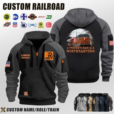 Pennsylvania Northeastern Railroad_Halfzip Hoodie