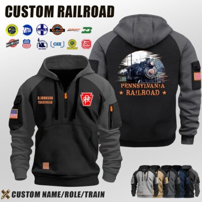 Pennsylvania Railroad_Halfzip Hoodie