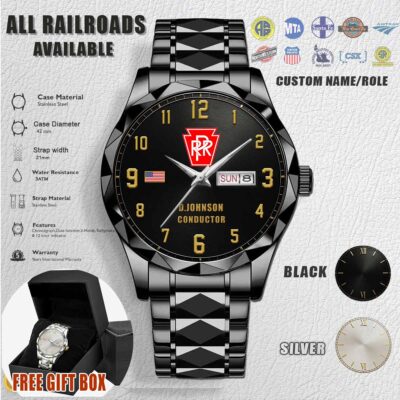 Pennsylvania Railroad_Stainless Steel Watch