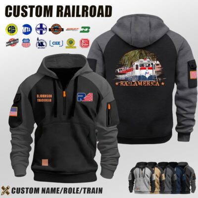 RailAmerica, Inc_Halfzip Hoodie