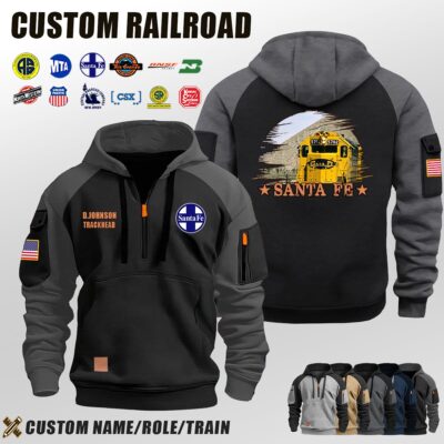 Santa Fe Railway_Halfzip Hoodie