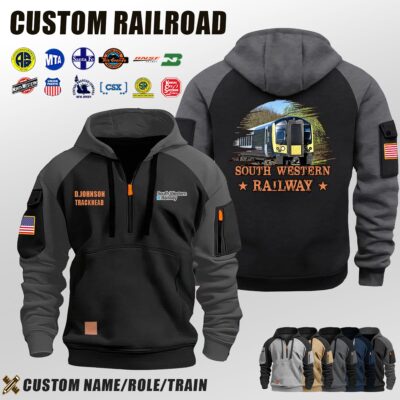 South Western Railway_Halfzip Hoodie