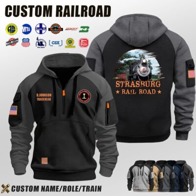 Strasburg Rail Road_Halfzip Hoodie