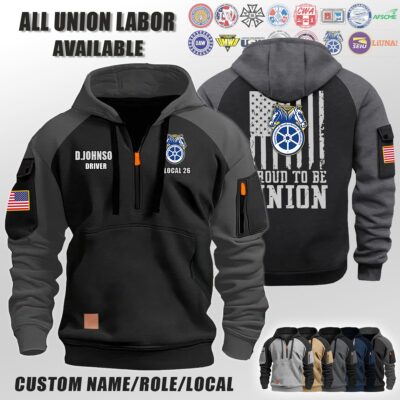 Teamsters_Halfzip Hoodie