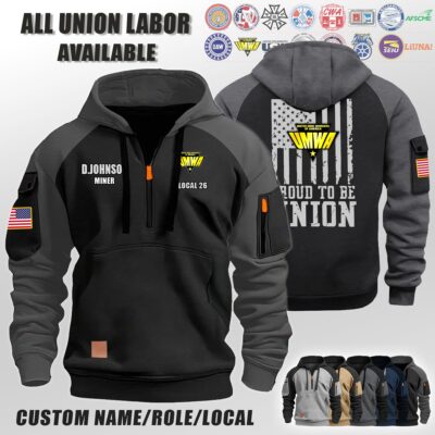 UMWA_Halfzip Hoodie