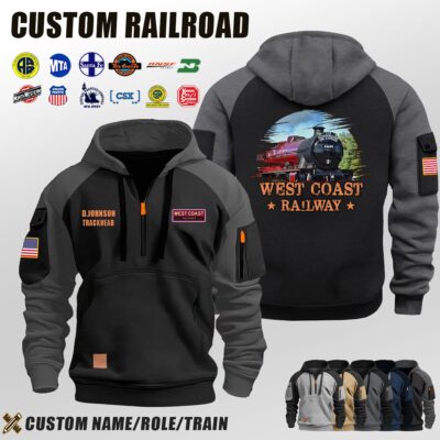 West Coast Railway_Halfzip Hoodie