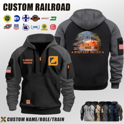Western Pacific Railroad_Halfzip Hoodie