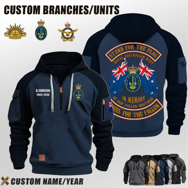 Cusotm AU Branches Halfzip Hoodie 1