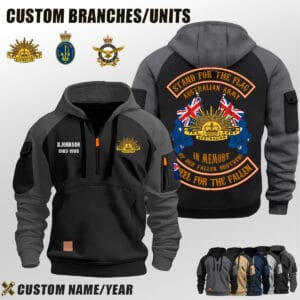 Cusotm AU Branches Halfzip Hoodie