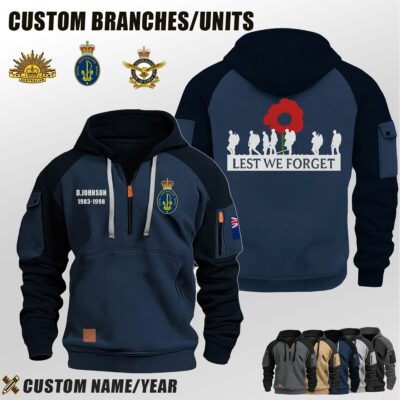 Cusotm AU Branches V02 Halfzip Hoodie 2