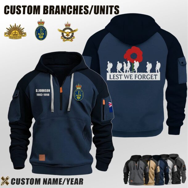 Cusotm AU Branches V02 Halfzip Hoodie 2