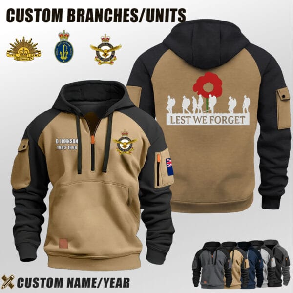 Cusotm AU Branches V02 Halfzip Hoodie 3