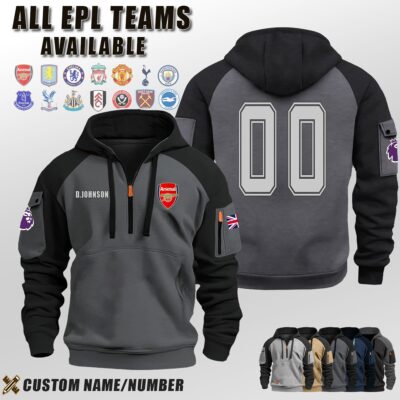 Custom UK Sports EPL Halfzip Hoodie 2