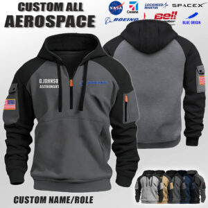 Custom US Military Industry Halfzip Hoodie 2 2