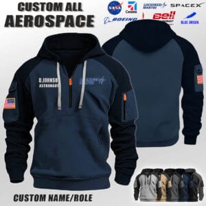 Custom US Military Industry Halfzip Hoodie 5 2