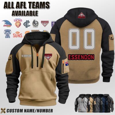 Custom US Sport AFL Halfzip Hoodie 3