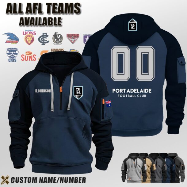 Custom US Sport AFL Halfzip Hoodie 6 1