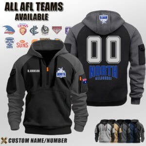 Custom US Sport AFL Halfzip Hoodie 7