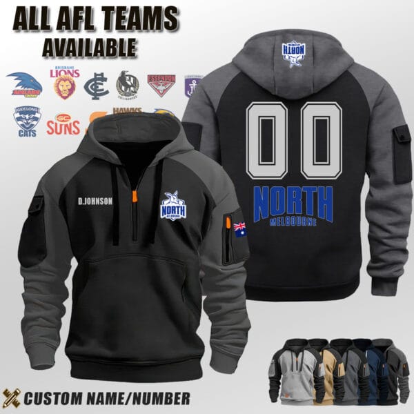 Custom US Sport AFL Halfzip Hoodie 7