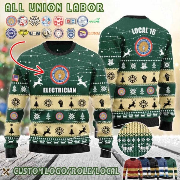 Custom Union Labor Halfzip Hoodie 1