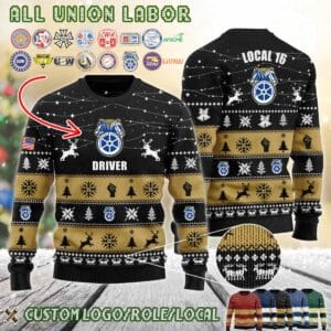 Custom Union Labor Halfzip Hoodie 5