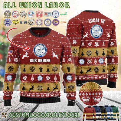 Custom Union Labor Halfzip Hoodie 7