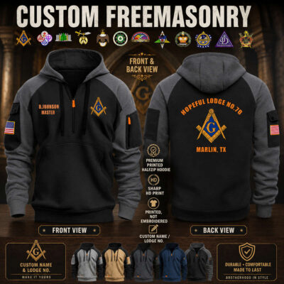 Freemason Halfzip Hoodie 01