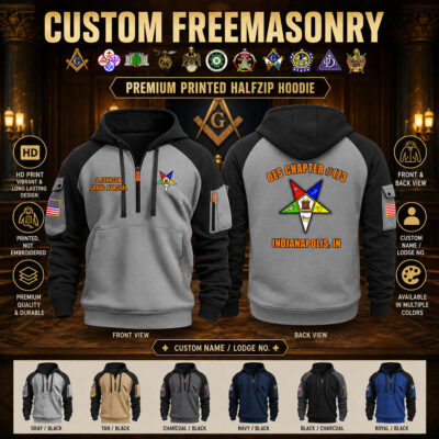 Freemason Halfzip Hoodie 13