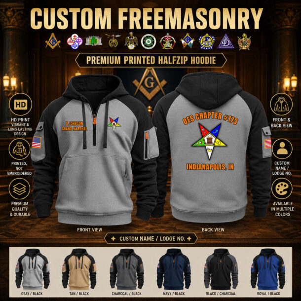 Freemason Halfzip Hoodie 13