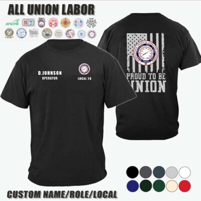 IUOE Custom Union Labor Cotton Shirts