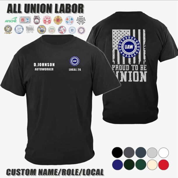 UAW Custom Union Labor Cotton Shirts