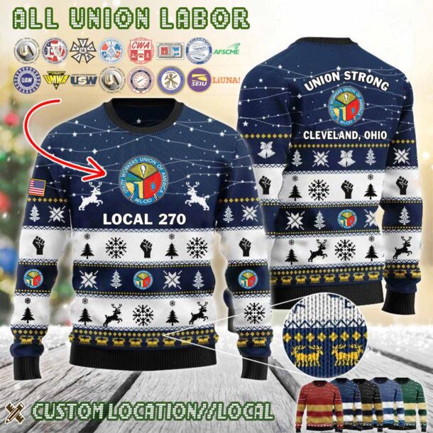 Custom Union Labor Sweater 7 1