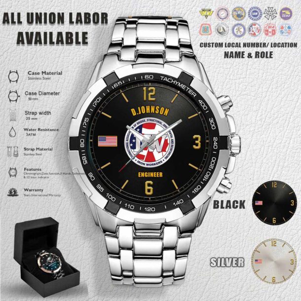 Custom Union Labor Tachymeter Watch 4 1