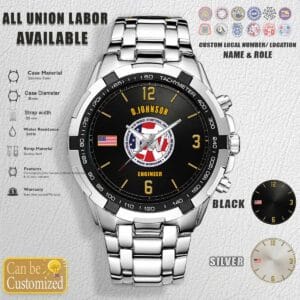 Custom Union Labor Tachymeter Watch 4