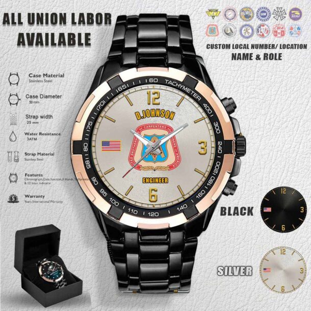 Custom Union Labor Tachymeter Watch 6