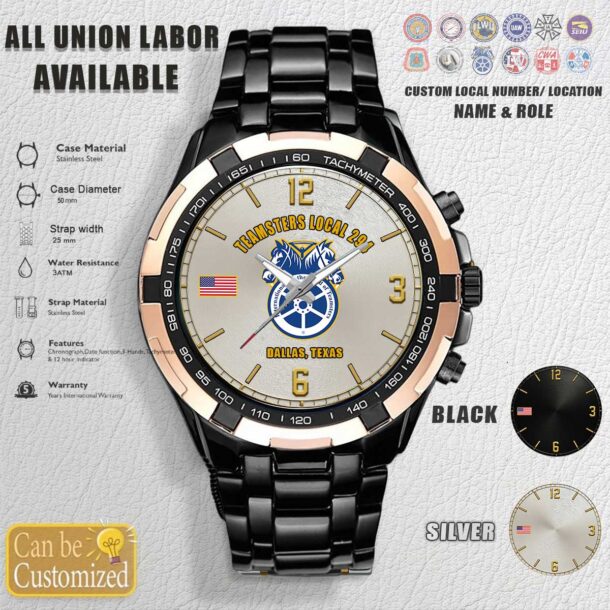 Custom Union Labor Tachymeter Watch 8