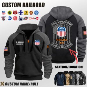 Dual Flag Halfzip Hoodie 1 1