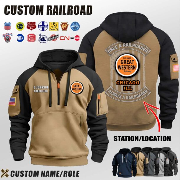 Dual Flag Halfzip Hoodie 9 1
