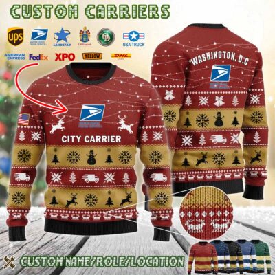 US Carriers Location Ugly Sweater 2 1