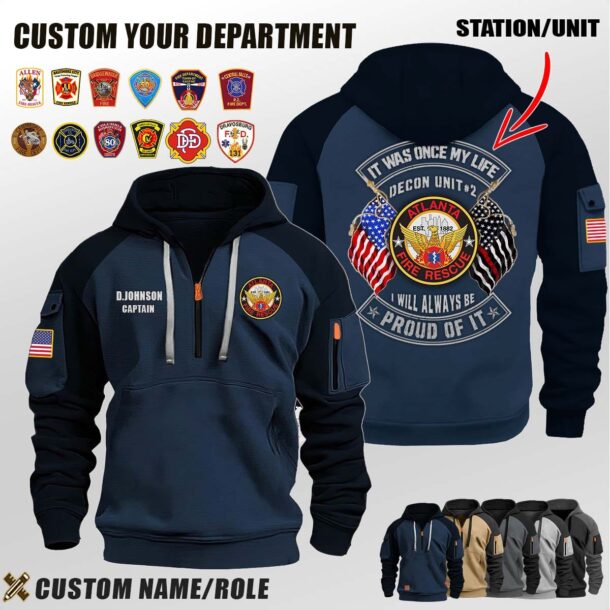 V1 Dual Flag Halfzip Hoodie 7