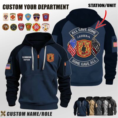 V2 Dual Flag Halfzip Hoodie 5