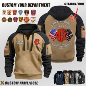 V3 Dual Flag Halfzip Hoodie 4