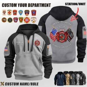 V3 Dual Flag Halfzip Hoodie 5