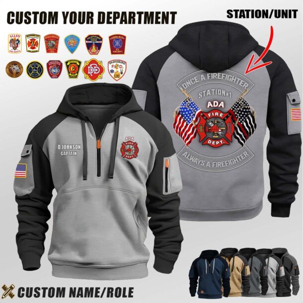 V3 Dual Flag Halfzip Hoodie 5