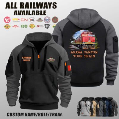 Agawa Canyon Tour Train_Halfzip Hoodie