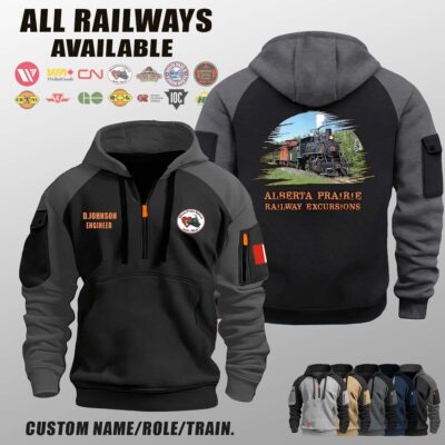 Alberta Prairie Railway Excursions_Halfzip Hoodie